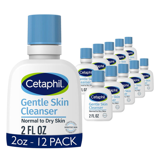 WHOLESALE CETAPHIL GENTLE SKIN CLEANSER FOR NORMAL TO DRY SKIN 1.25 OZ (PACK OF 12) - 48 PIECE LOT