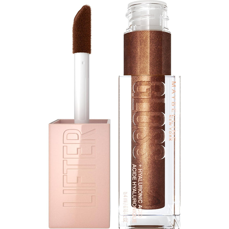 WHOLESALE MAYBELLINE LIP LIFTER GLOSS HYDRATING LIP GLOSS WITH HYALURONIC ACID - CRYSTAL 10 - 72 PIECE LOT