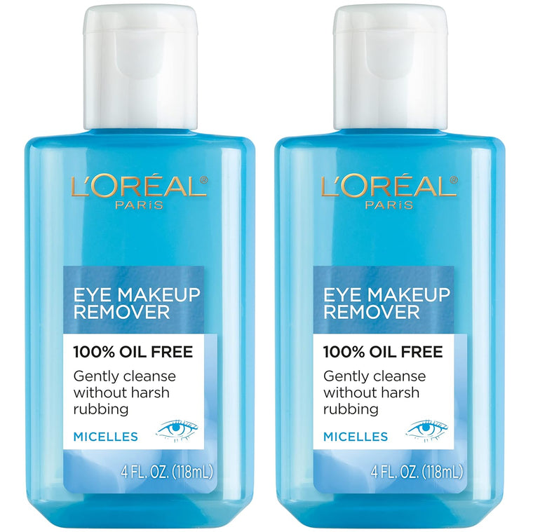 WHOLESALE LOREAL DERMO-EXPERTISE EYE MAKEUP REMOVER OIL-FREE 4 OZ (PACK OF 2) - 48 PIECE LOT