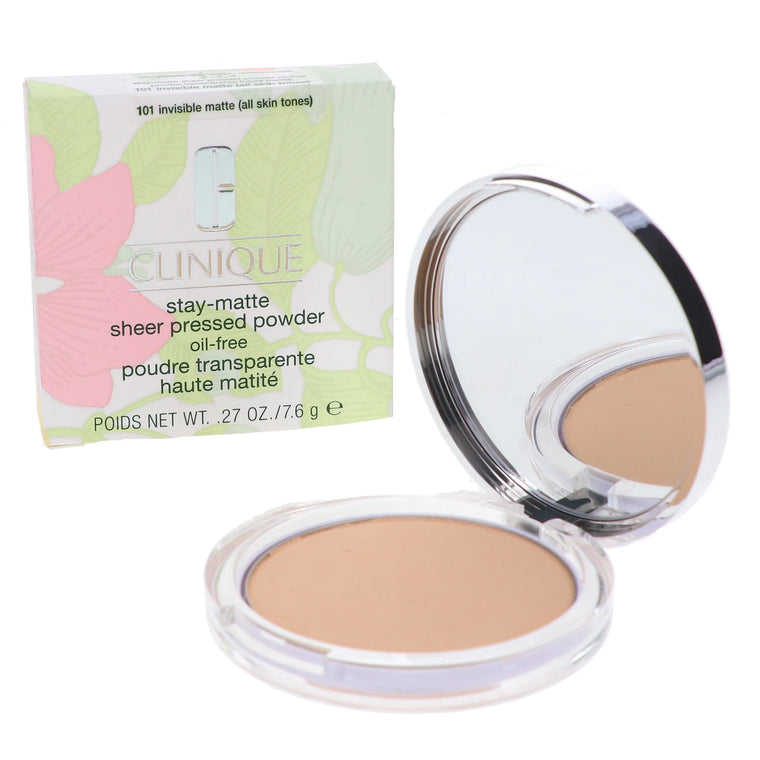 WHOLESALE CLINIQUE STAY MATTE SHEER PRESSED POWDER 0.27 OZ - INVISIBLE MATTE 101 - 21 PIECE LOT