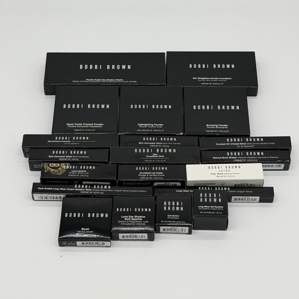 WHOLESALE ASSORTED BOBBI BROWN COSMETICS LOT BOXED - ASSORTED - 50 PIECE LOT