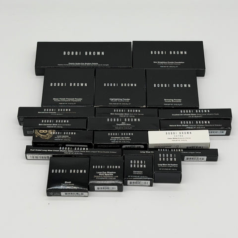 WHOLESALE ASSORTED BOBBI BROWN COSMETICS LOT BOXED - ASSORTED - 50 PIECE LOT