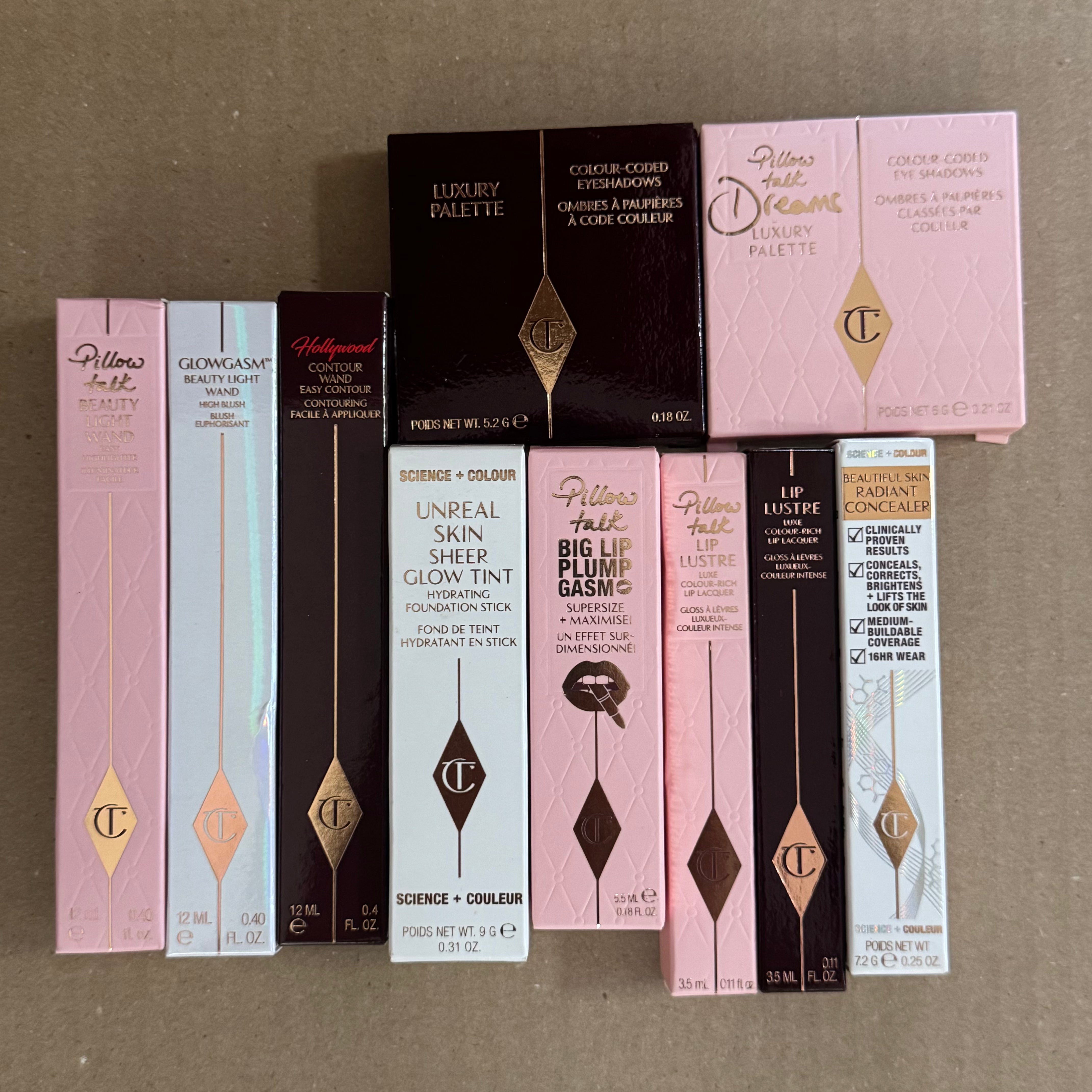 WHOLESALE CHARLOTTE TILBURY COSMETICS ASSORTED LOT - 50 PIECE LOT