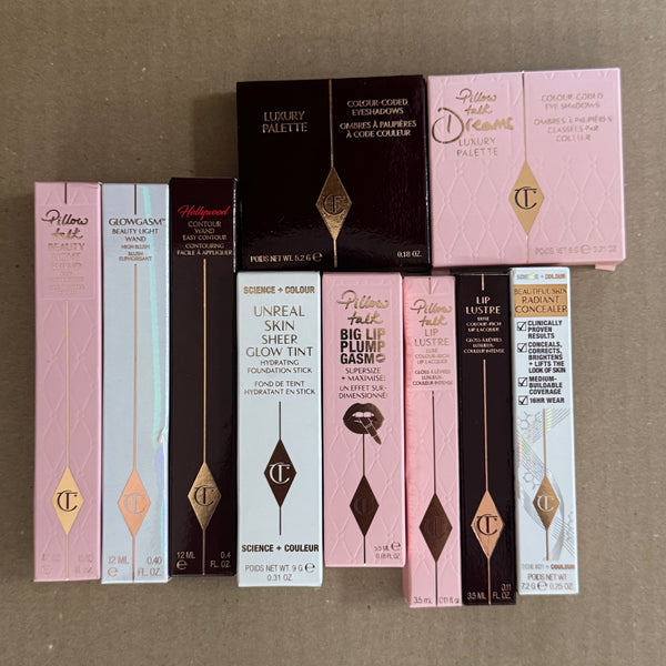 WHOLESALE CHARLOTTE TILBURY COSMETICS ASSORTED LOT - 50 PIECE LOT