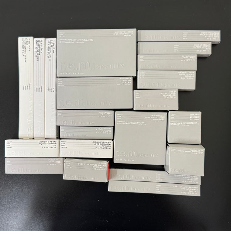WHOLESALE ASSORTED R.E.M. BEAUTY COSMETICS LOT - 50 PIECE LOT