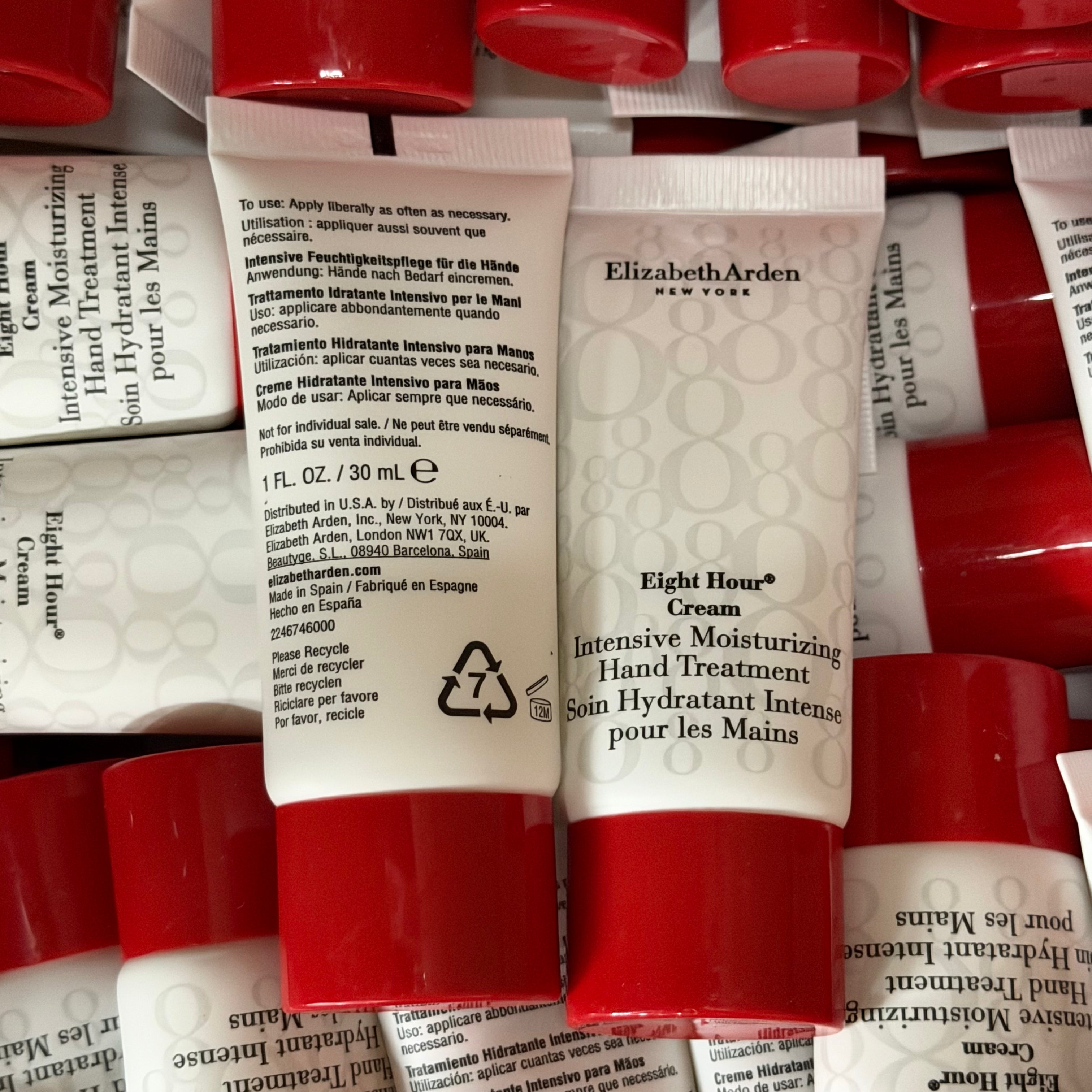 WHOLESALE ELIZABETH ARDEN EIGHT HOUR CREAM INTENSIVE MOISTURIZING HAND TREATMENT TRAVEL SIZE 1 OZ UNBOXED - 48 PIECE LOT
