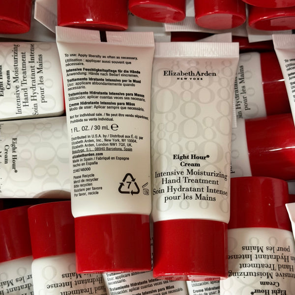 WHOLESALE ELIZABETH ARDEN EIGHT HOUR CREAM INTENSIVE MOISTURIZING HAND TREATMENT TRAVEL SIZE 1 OZ UNBOXED - 48 PIECE LOT