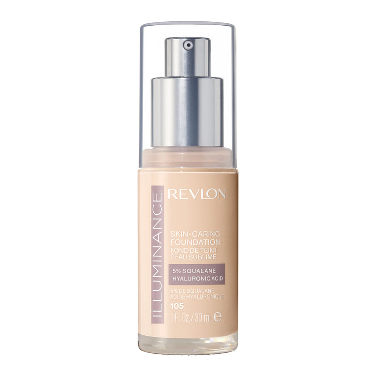 WHOLESALE REVLON ILLUMINANCE SKIN-CARING FOUNDATION 1 OZ - CREAM IVORY 105 - 48 PIECE LOT