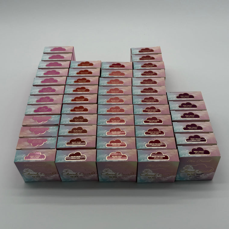 WHOLESALE TOO FACED CLOUD CRUSH BLURRING BLUSH PACKAGE #1 - ASSORTED COLORS - 50 PIECE LOT