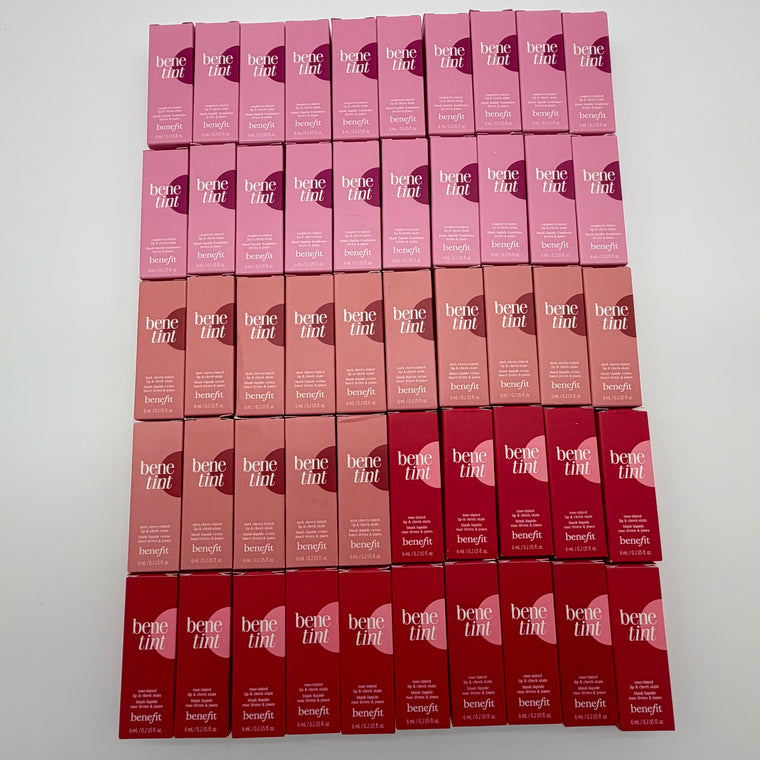 WHOLESALE BENEFIT BENETINT PACKAGE #2 - ASSORTED COLORS - 50 PIECE LOT