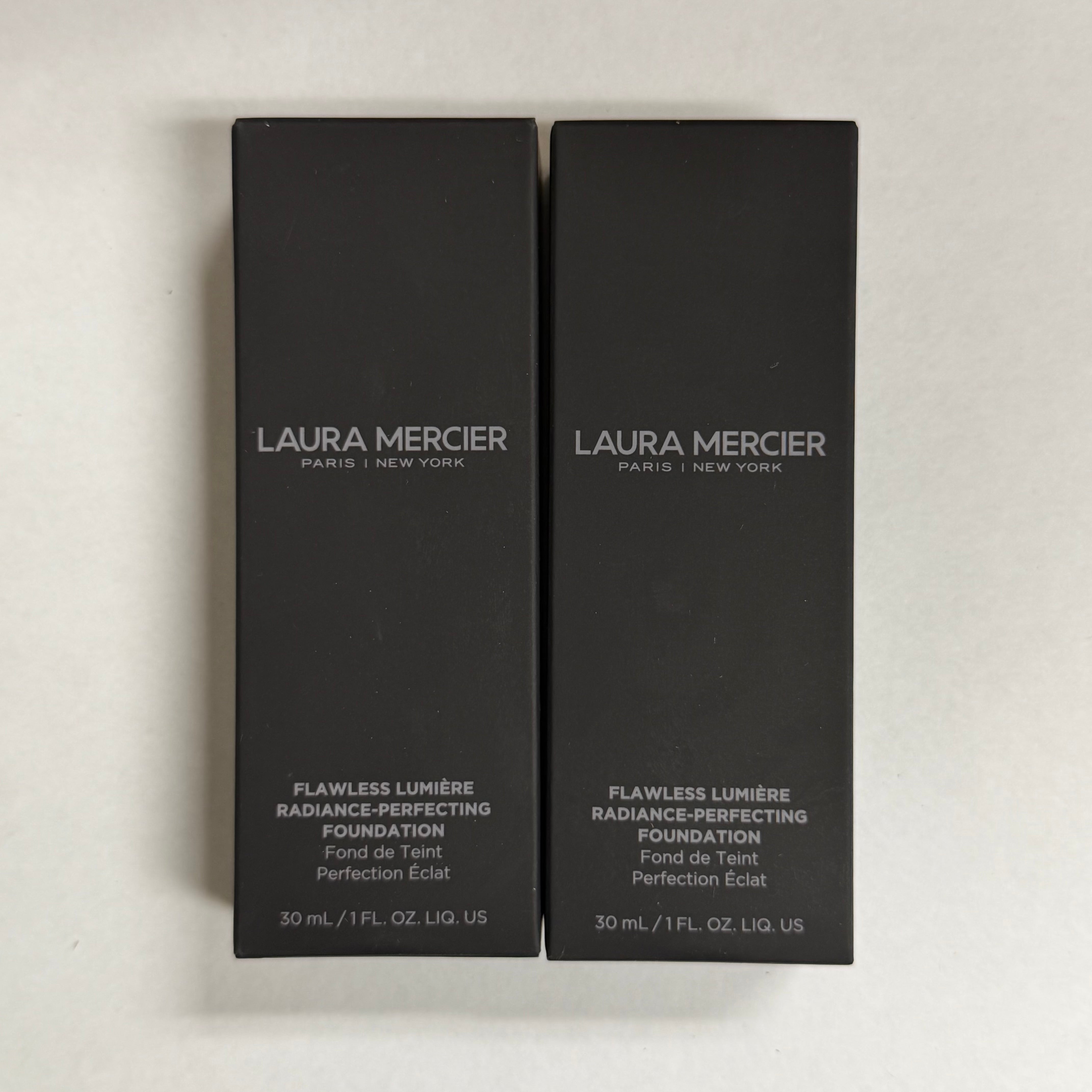 WHOLESALE LAURA MERCIER FLAWLESS LUMIERE RADIANCE-PERFECTING FOUNDATION PACKAGE #1 - ASSORTED - 48 PIECE LOT