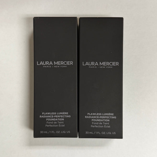 WHOLESALE LAURA MERCIER FLAWLESS LUMIERE RADIANCE-PERFECTING FOUNDATION PACKAGE #1 - ASSORTED - 48 PIECE LOT