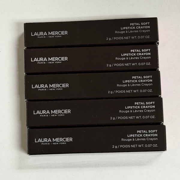 WHOLESALE LAURA MERCIER PETAL SOFT LIPSTICK CRAYON PACKAGE #1 - ASSORTED - 48 PIECE LOT
