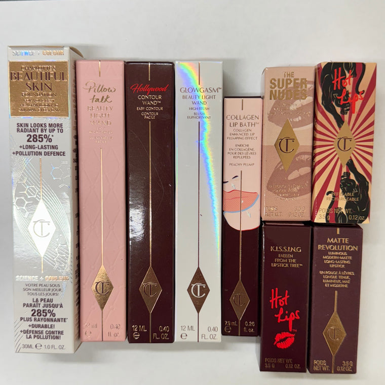WHOLESALE CHARLOTTE TILBURY COSMETICS ASSORTED LOT - 50 PIECE LOT