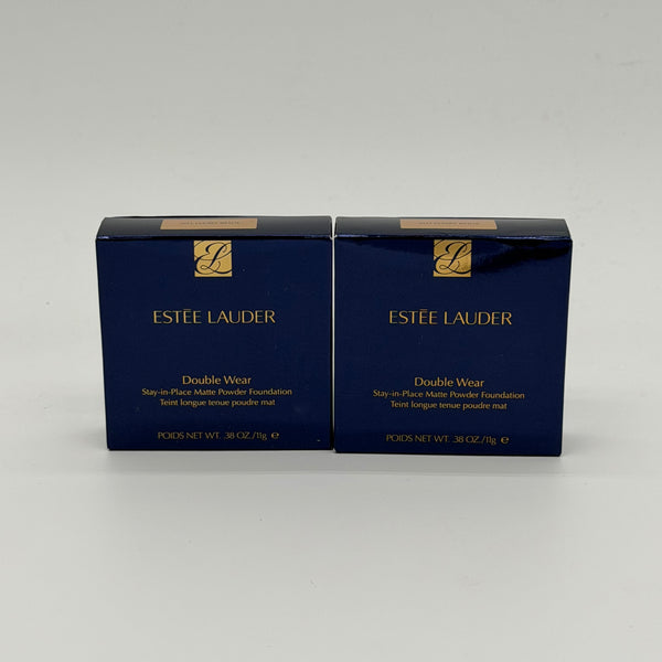 WHOLESALE ESTEE LAUDER DOUBLE WEAR STAY-IN-PLACE MATTE POWDER FOUNDATION PACKAGE #1 - ASSORTED SHADES - 48 PIECE LOT