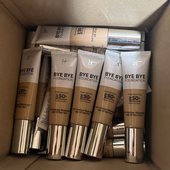 WHOLESALE IT COSMETICS BYE BYE FOUNDATION FULL COVERAGE MOISTURIZER 1 OZ UNBOXED - MEDIUM TAN - 48 PIECE LOT