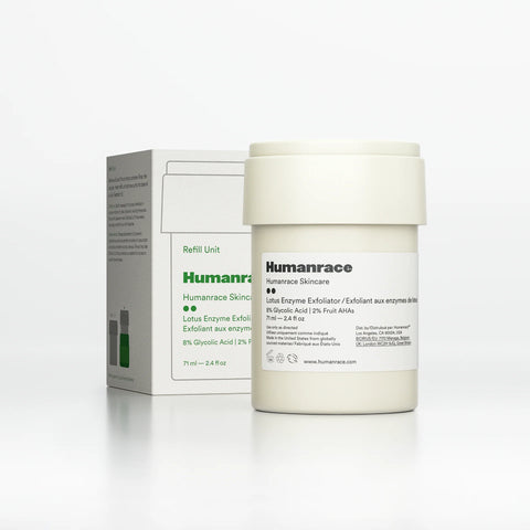 WHOLESALE HUMANRACE SKINCARE LOTUS ENZYME EXFOLIATOR REFILL UNIT 2.4 OZ - 48 PIECE LOT