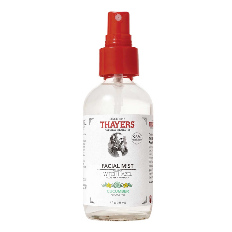 WHOLESALE THAYER'S ALCOHOL-FREE CUCUMBER WITCH HAZEL FACIAL MIST 4 OZ - 48 PIECE LOT