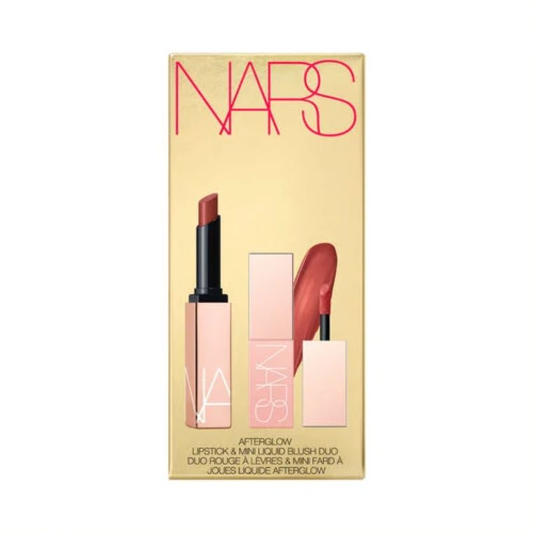 WHOLESALE NARS AFTERGLOW LIPSTICK & MINI LIQUID BLUSH DUO SET - 48 PIECE LOT