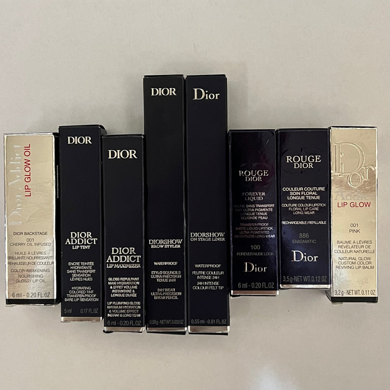 WHOLESALE DIOR ASSORTED COSMETICS - 50 PIECE LOT