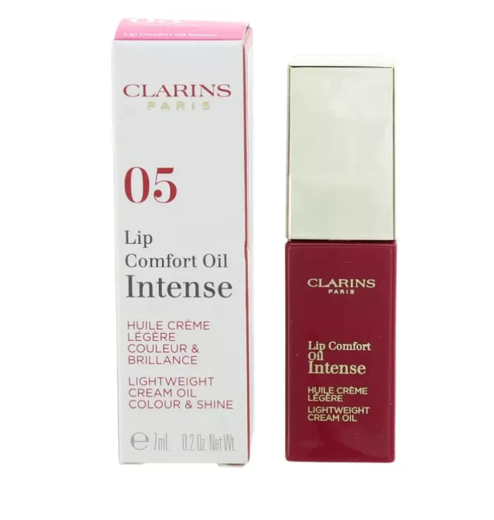 WHOLESALE CLARINS LIP COMFORT OIL INTENSE 0.2 OZ - INTENSE PINK 05 - 50 PIECE LOT