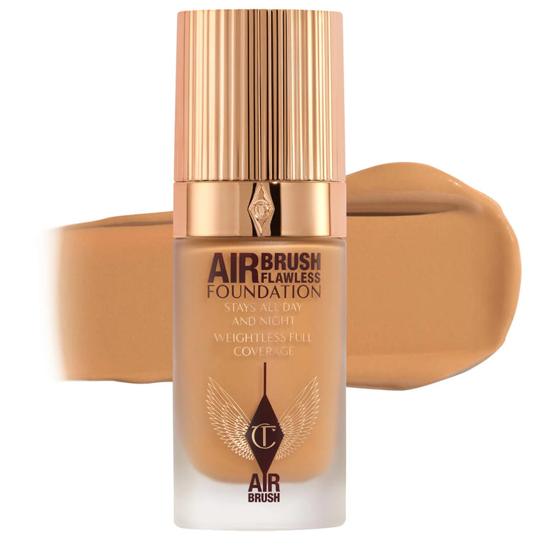 WHOLESALE CHARLOTTE TILBURY AIRBRUSH FLAWLESS FOUNDATION 1 OZ - WARM 9 - 48 PIECE LOT