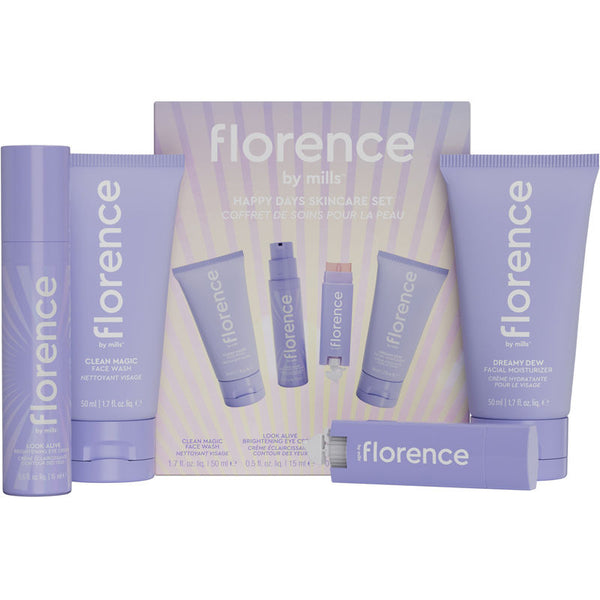 WHOLESALE FLORENCE BY MILLS HAPPY DAYS 4 PIECE SKINCARE SET - 48 PIECE LOT