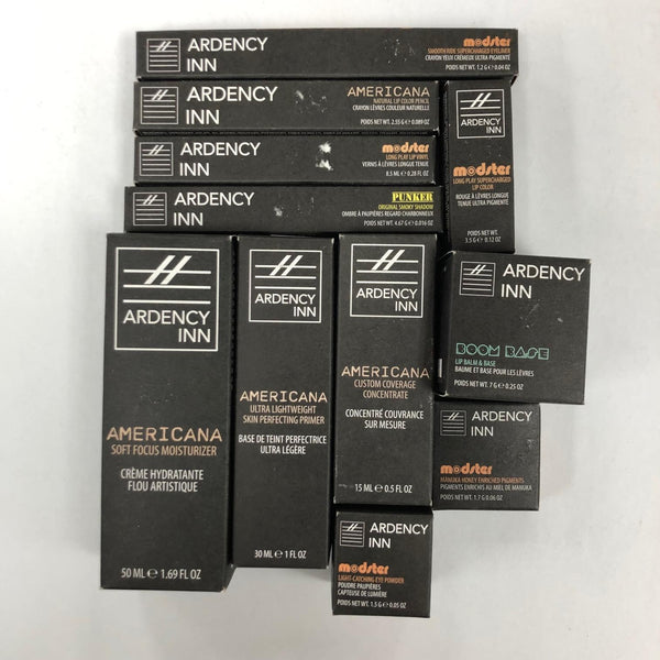 WHOLESALE ASSORTED ARDENCY INN COSMETICS LOT - 50 PIECE LOT