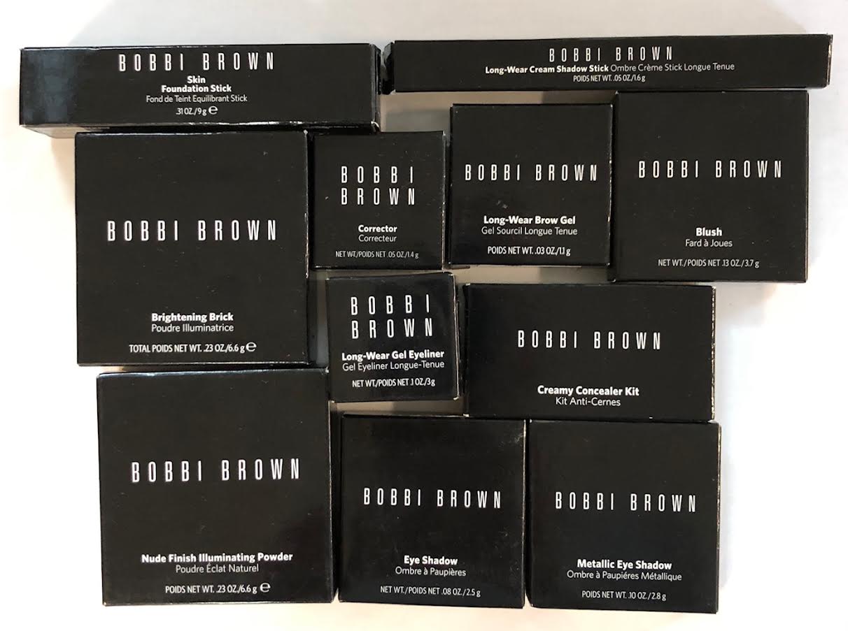 WHOLESALE ASSORTED BOBBI BROWN COSMETICS LOT BOXED - ASSORTED - 50 PIECE LOT