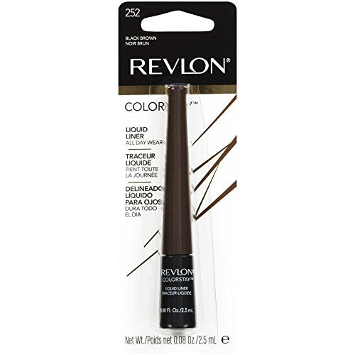 WHOLESALE REVLON COLORSTAY LIQUID LINER - BLACK BROWN 252 - 72 PIECE LOT