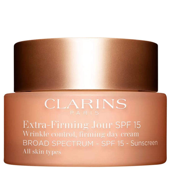 WHOLESALE CLARINS EXTRA FIRMING JOUR SPF 15 WRINKLE CONTROL FIRMING DAY RICH CREAM FOR ALL SKIN TYPES 1.7 OZ - 48 PIECE LOT