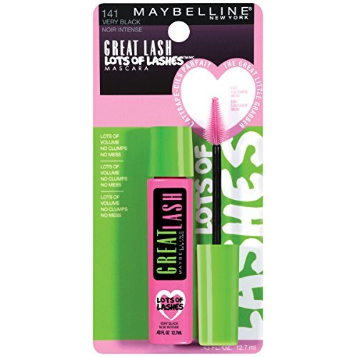 WHOLESALE MAYBELLINE GREAT LASH LOTS OF LASHES MASCARA - VERY BLACK 141 - 72 PIECE LOT