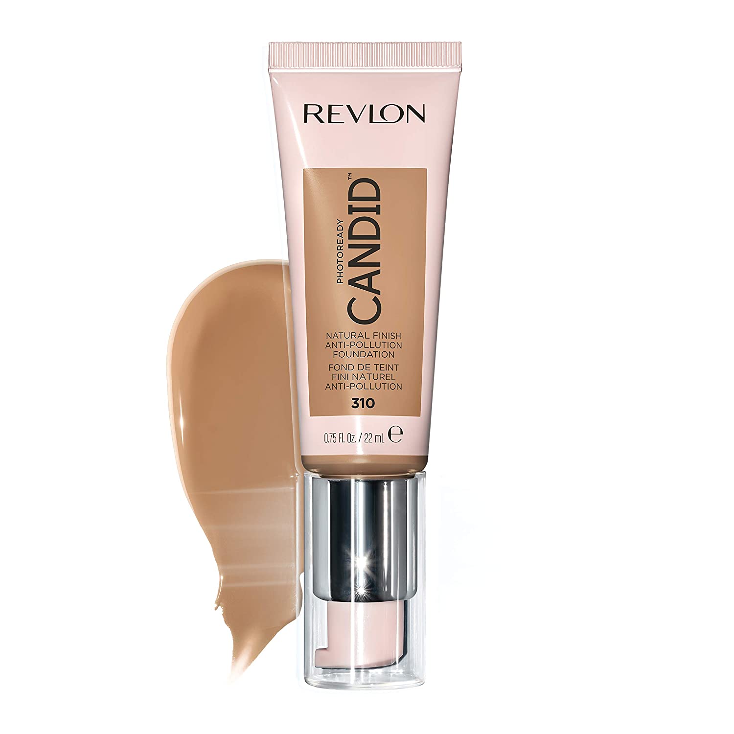 WHOLESALE REVLON PHOTOREADY CANDID NATURAL FINISH ANTI-POLLUTION FOUNDATION 0.75 OZ - BUTTERSCOTCH 310 - 48 PIECE LOT