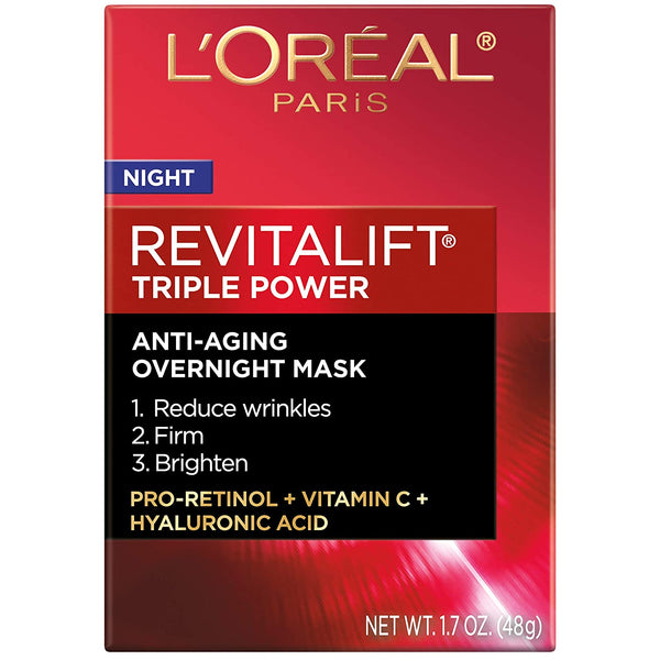 WHOLESALE LOREAL REVITALIFT TRIPLE POWER INTENSIVE ANTI-AGING OVERNIGHT MASK 1.7 OZ - 48 PIECE LOT