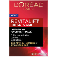 WHOLESALE LOREAL REVITALIFT TRIPLE POWER INTENSIVE ANTI-AGING OVERNIGHT MASK 1.7 OZ - 48 PIECE LOT