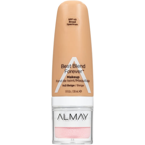 WHOLESALE ALMAY BEST BLEND FOREVER MAKEUP 1 OZ - BEIGE 140 - 48 PIECE LOT