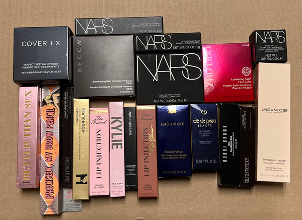 WHOLESALE ASSORTED HIGH END COSMETICS LOT BOXED - ASSORTED - 50 PIECE LOT