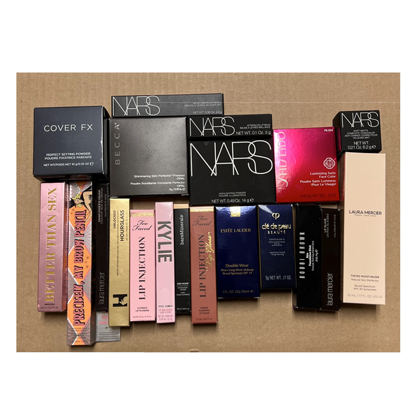 WHOLESALE ASSORTED HIGH END COSMETICS LOT BOXED - ASSORTED - 50 PIECE LOT