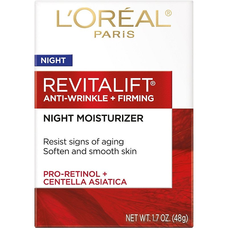 WHOLESALE LOREAL REVITALIFT ANTI-WRINKLE + FIRMING NIGHT MOISTURIZER 1.7 OZ - 48 PIECE LOT