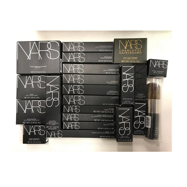 WHOLESALE ASSORTED NARS COSMETICS LOT BOXED - ASSORTED - 50 PIECE LOT
